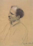 Half-Length Portrait with Three-Quarter View of an Older Man,from the Left (ceiling painting at the Burgtheater in Vienna) (mk20) Gustav Klimt